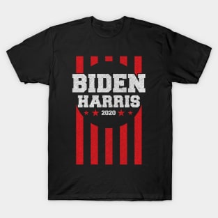 Red US flag stripes Biden & harris 2020 political gifts T-Shirt